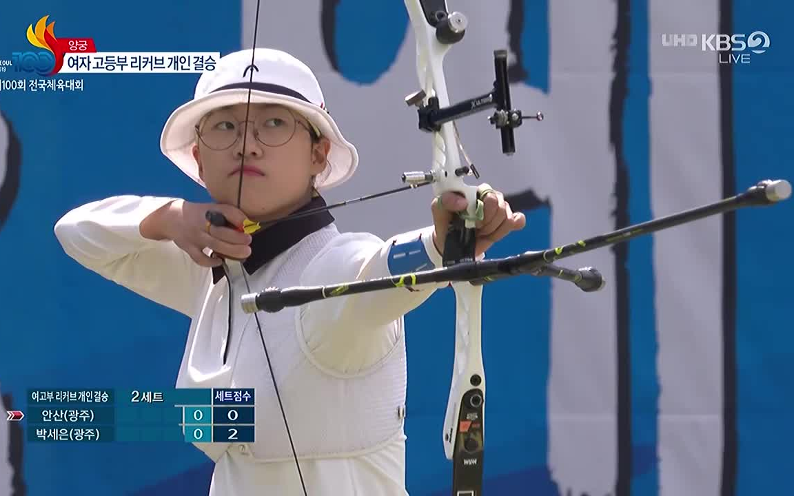 包含韩国选手在射箭比赛中表现出色的词条